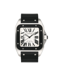 CARTIER SANTOS 100L RUBBER BEZEL